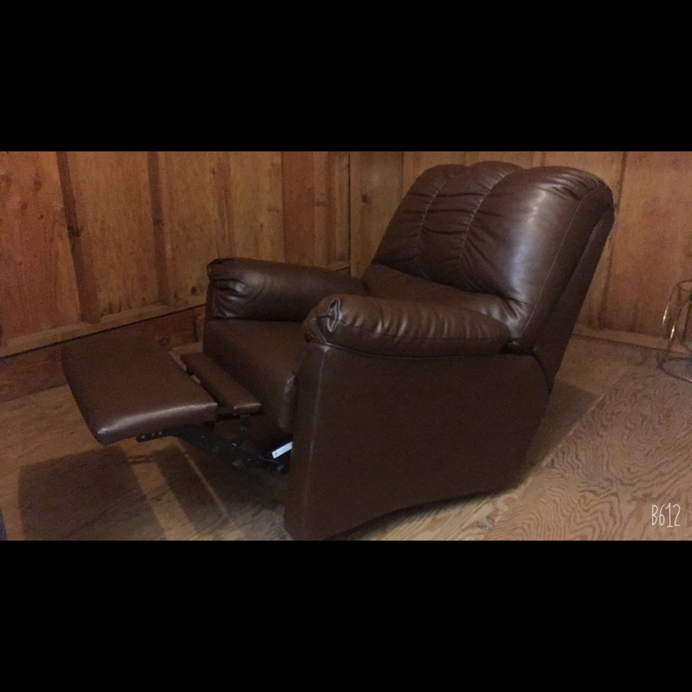 Two leather recliners